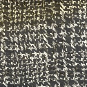 Black and White Houndstooth Lightweight Fabric